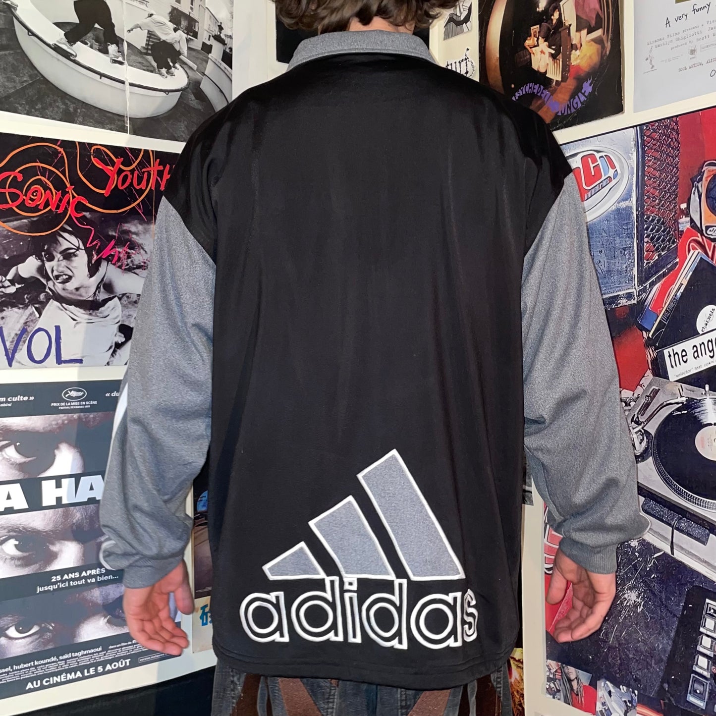 Adidas 90s Panelled Embroidered Jacket L
