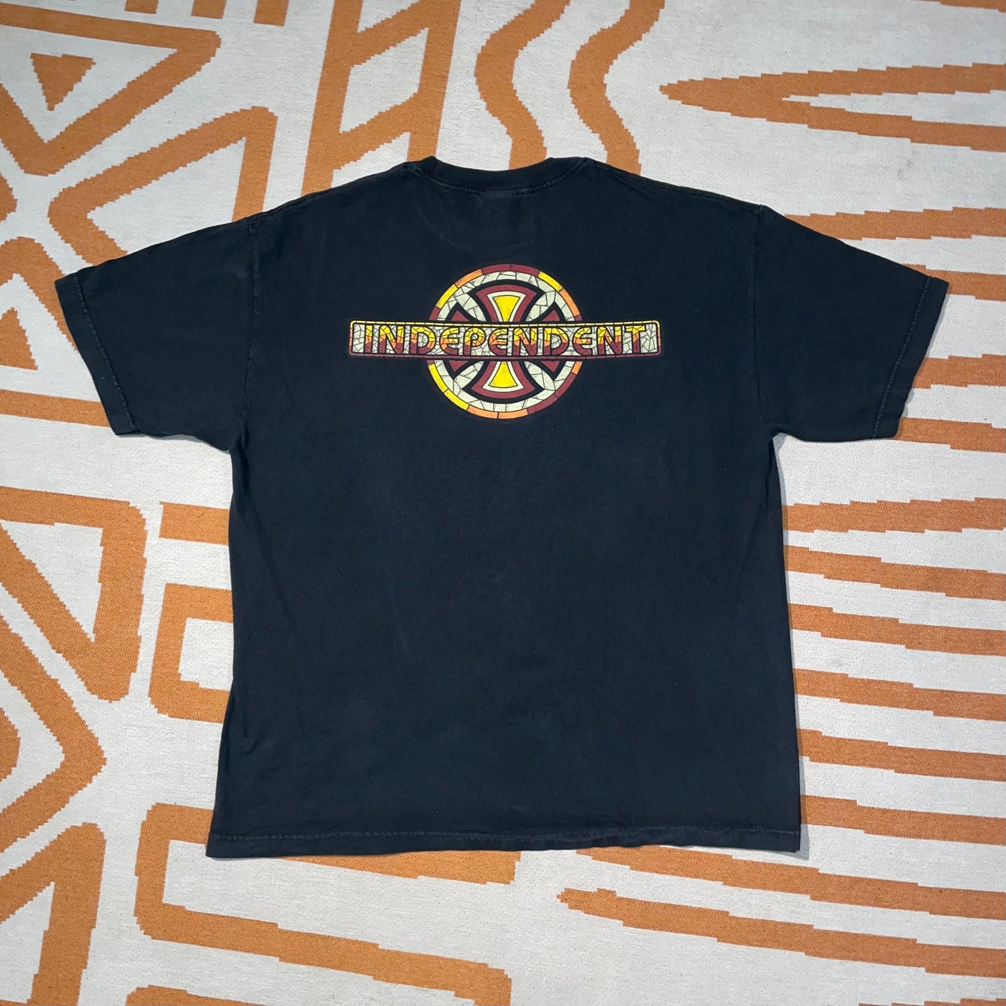 Independent Trucks 90s 'Mosaic' Skater T-Shirt XL