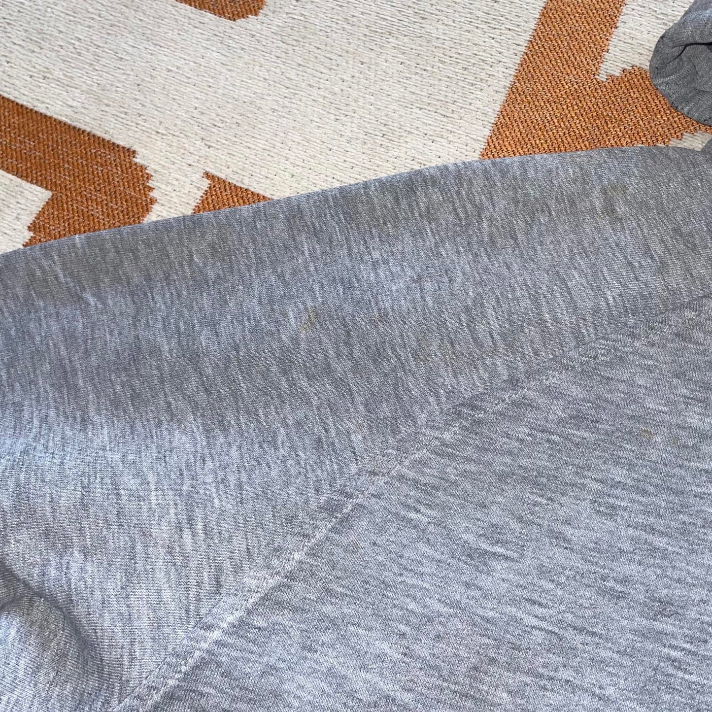 Nike 00s Grey Swoosh Hoodie M