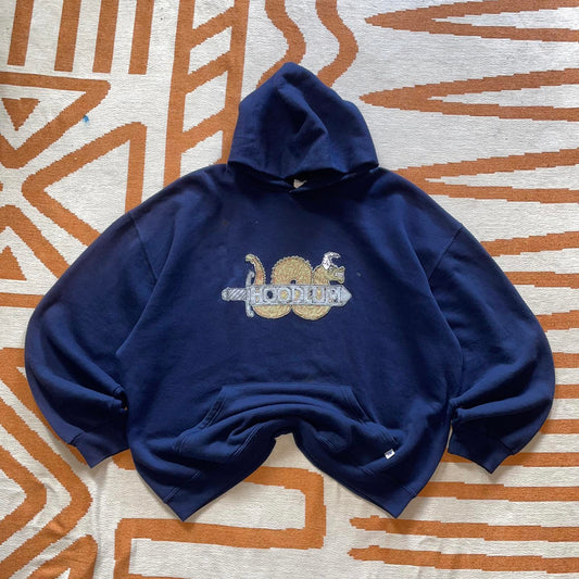 Hoodlum ‘Here Be Monsters’ Embroidered Hoodie XL