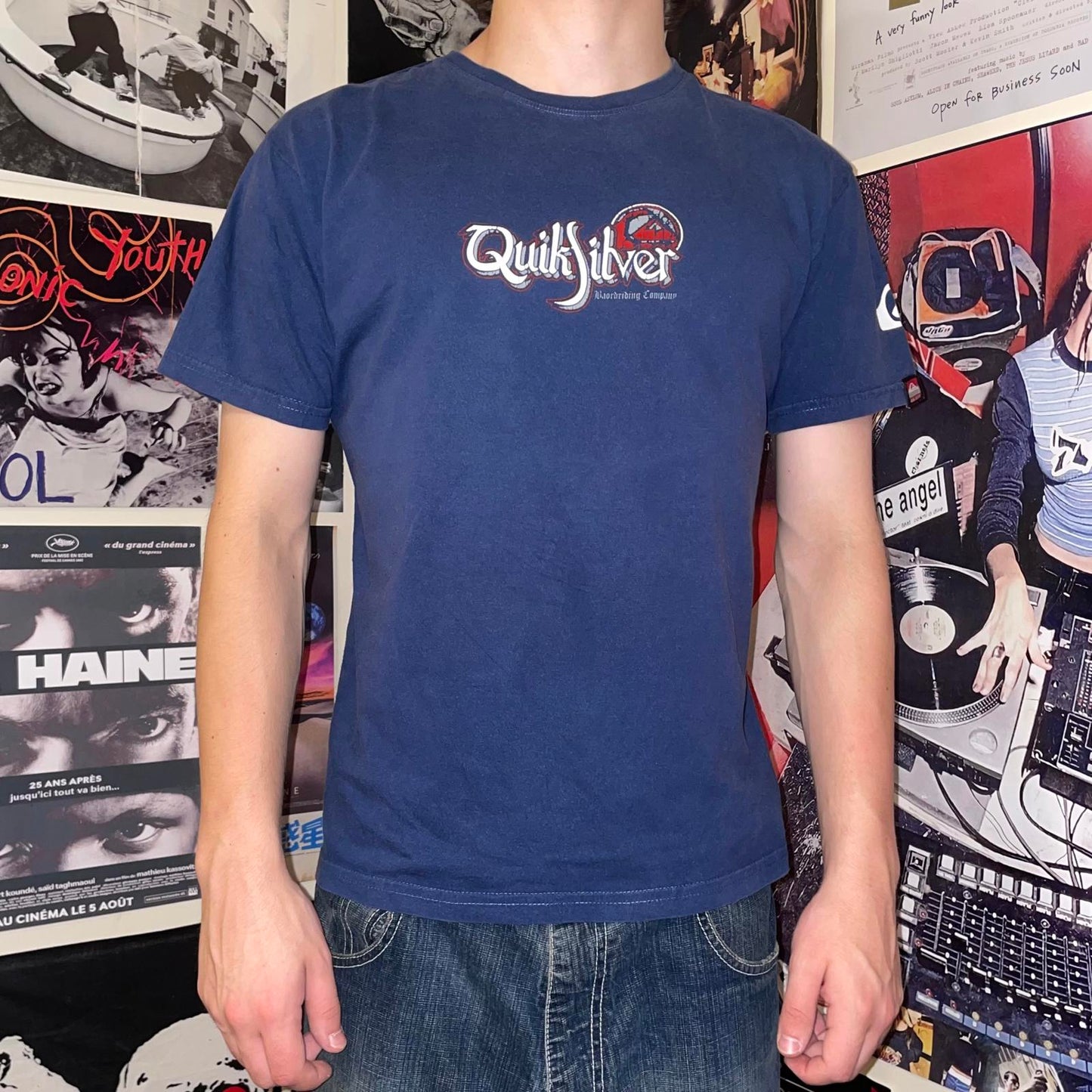 Quiksilver 90s Surf Graphic T-Shirt M