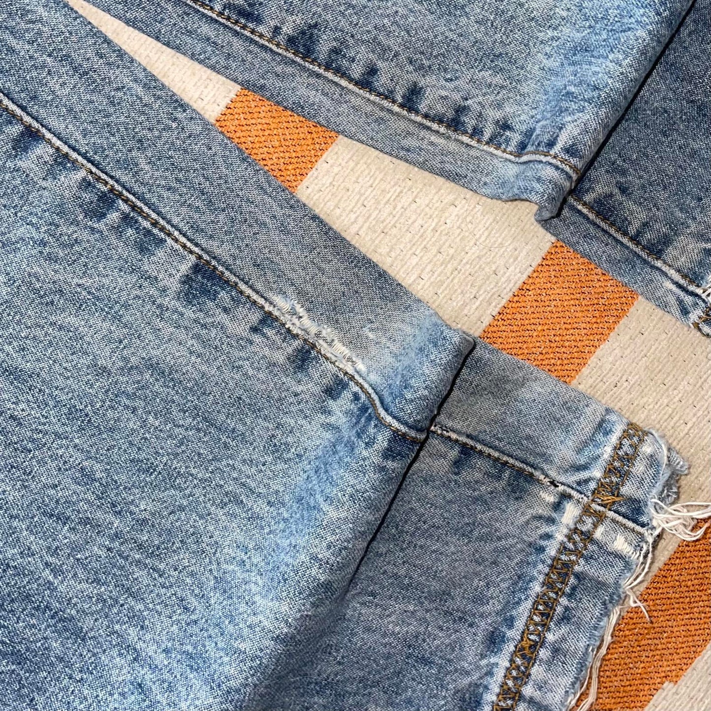 Damani Dada 00s Patch Embroidered Jeans 32x32
