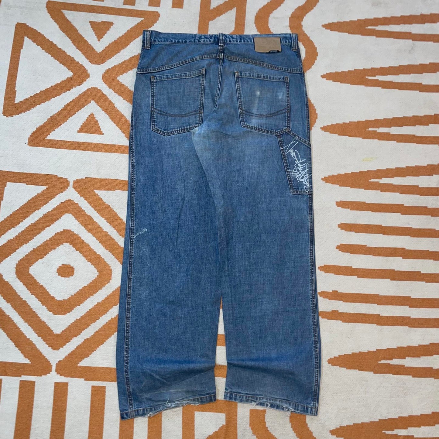 Billabong 90s Printed Baggy Jeans 34x30