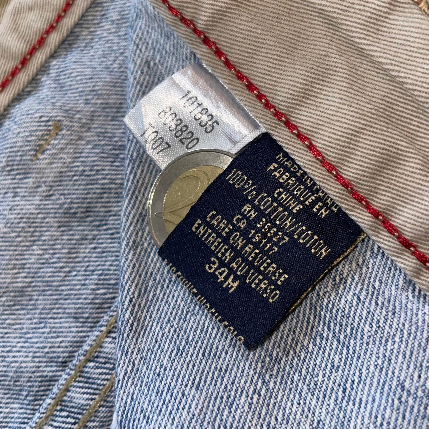 Marithé + Francois Girbaud 00s Embroidered Jeans 34x32
