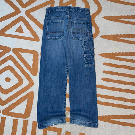 Quiksilver 00s Embroidered Loose Jeans 28x28