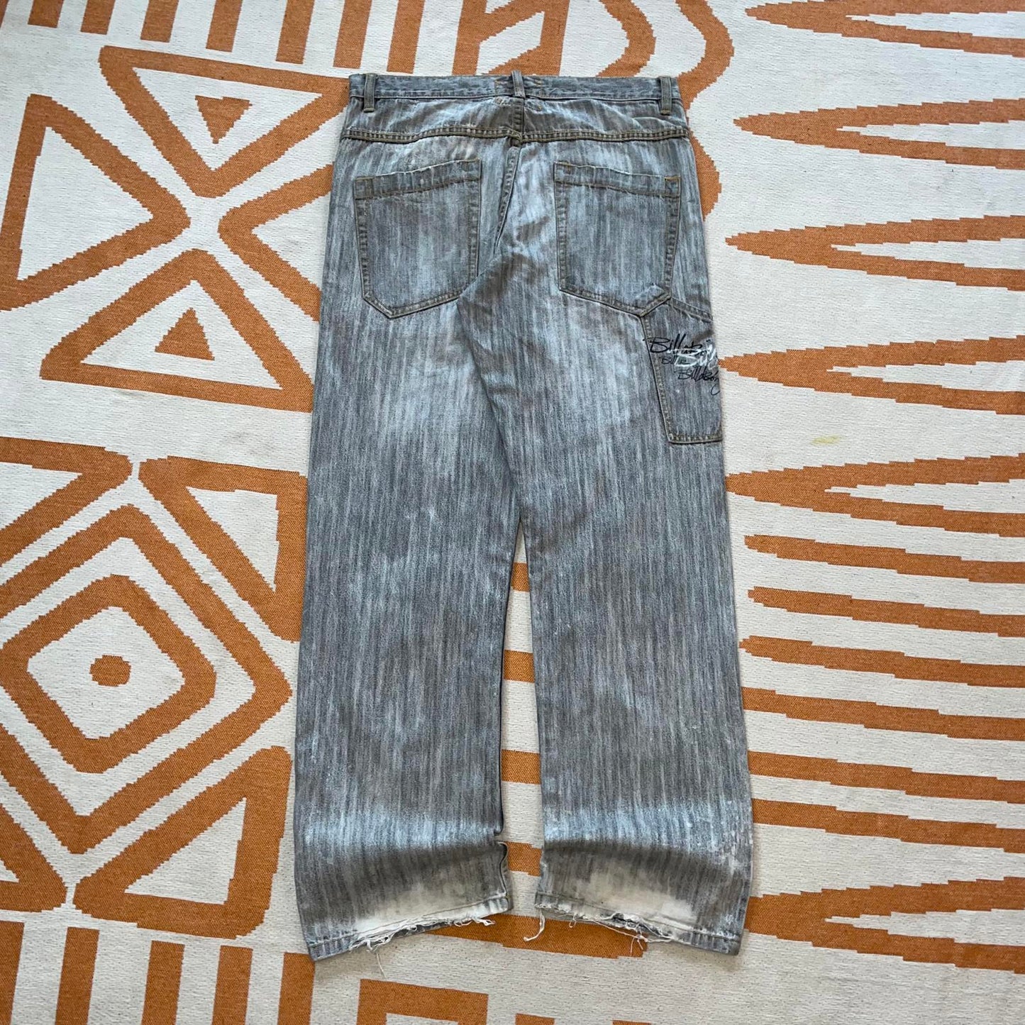 Billabong 00s Printed Surf Jeans 32x32