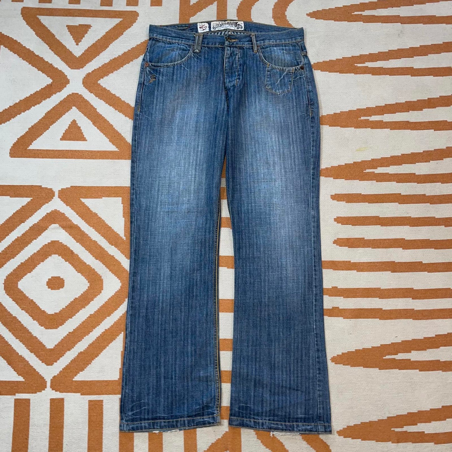 Billabong 00s Printed Pocket Jeans 34x32