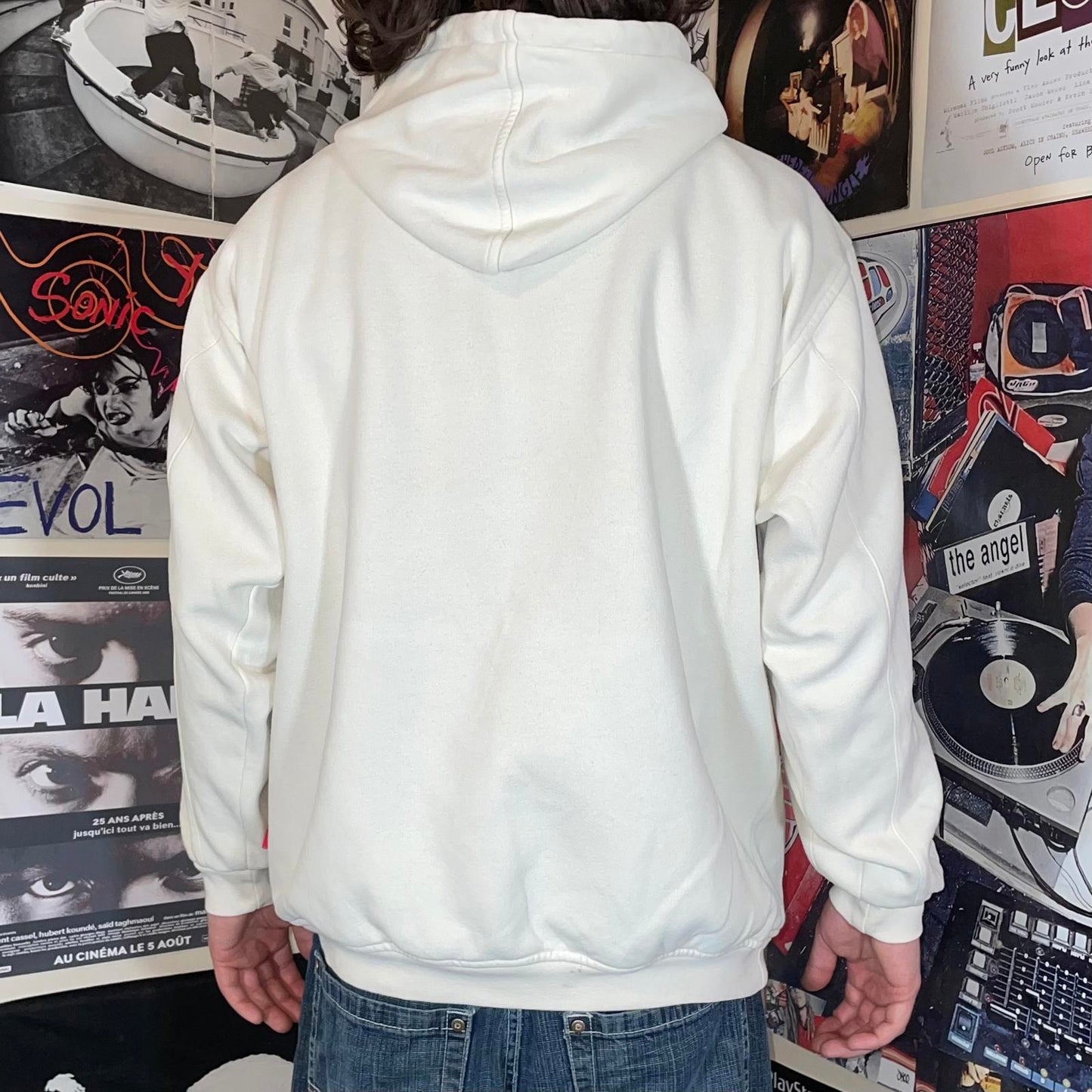 Ecko Unltd. 90s Embroidered Rhino White Hoodie L