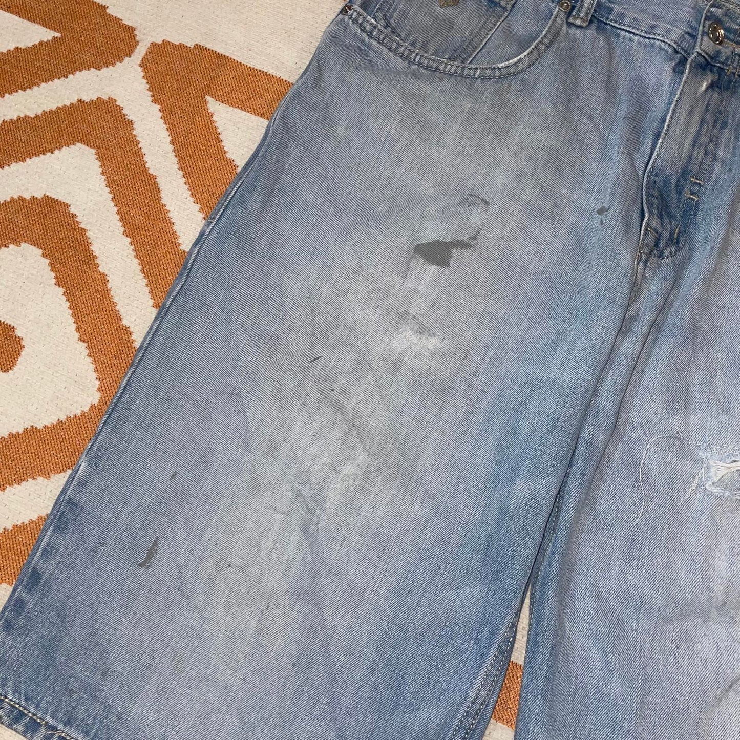 Rocawear 00s Embroidered Baggy Jorts 36x14