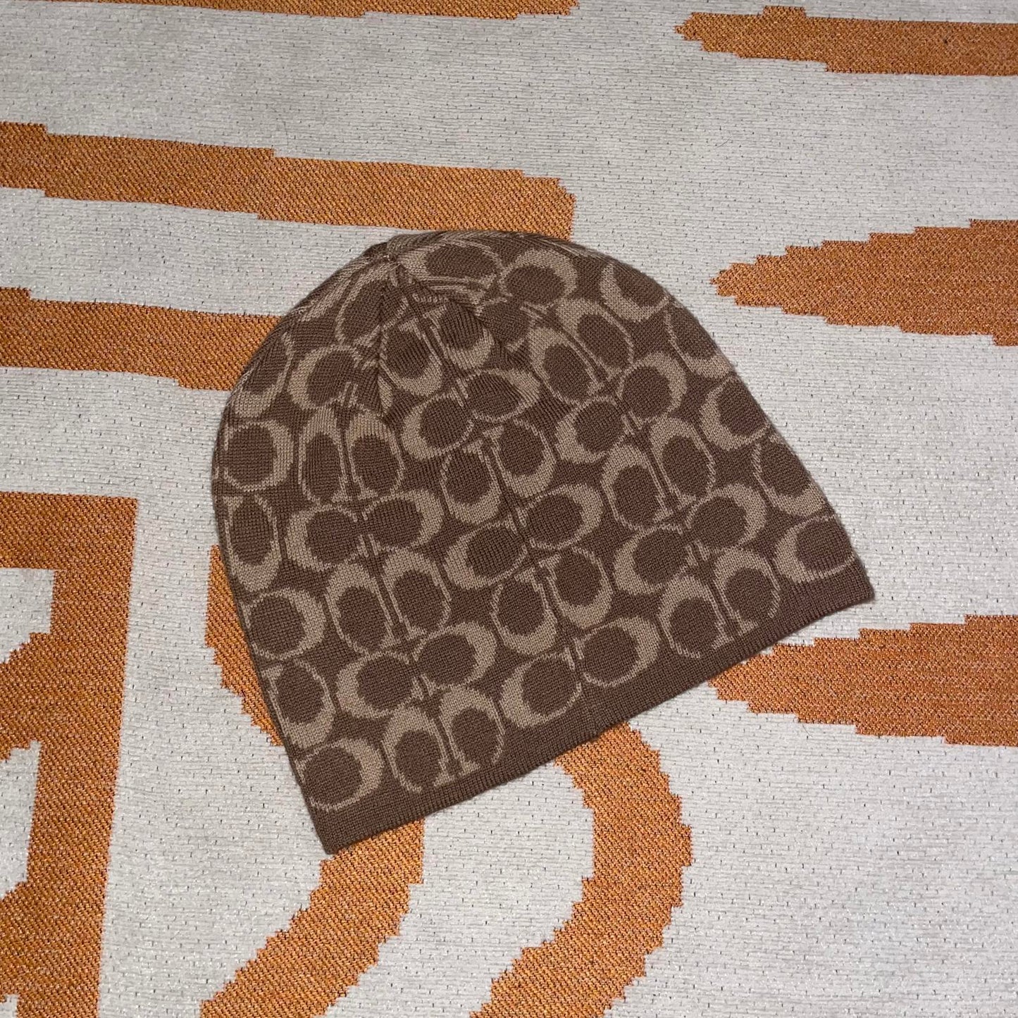 Y2k 00s Engram Pattern Beanie