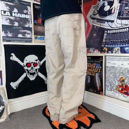 O’Neill 90s Embroidered Cargo Pants 34x32