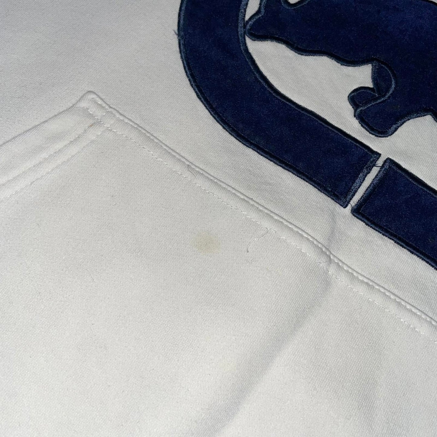 Ecko Unltd. 90s Embroidered Rhino White Hoodie L