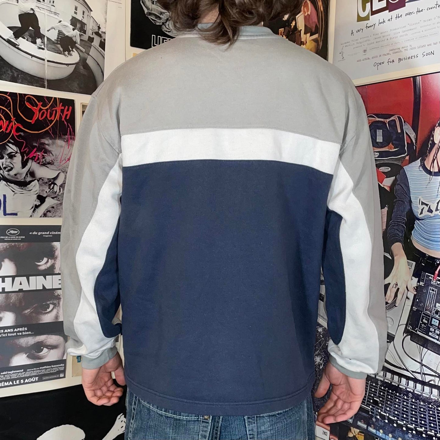 Quiksilver 90s Panelled Embroidered Sweatshirt L