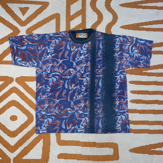 Jinglers 90s Funky Pattern T-Shirt M