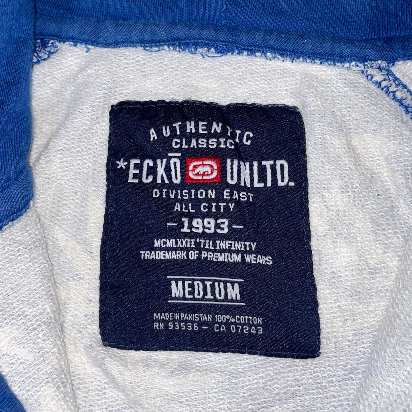 Ecko Unltd. 00s Floral Pattern Zip Hoodie M