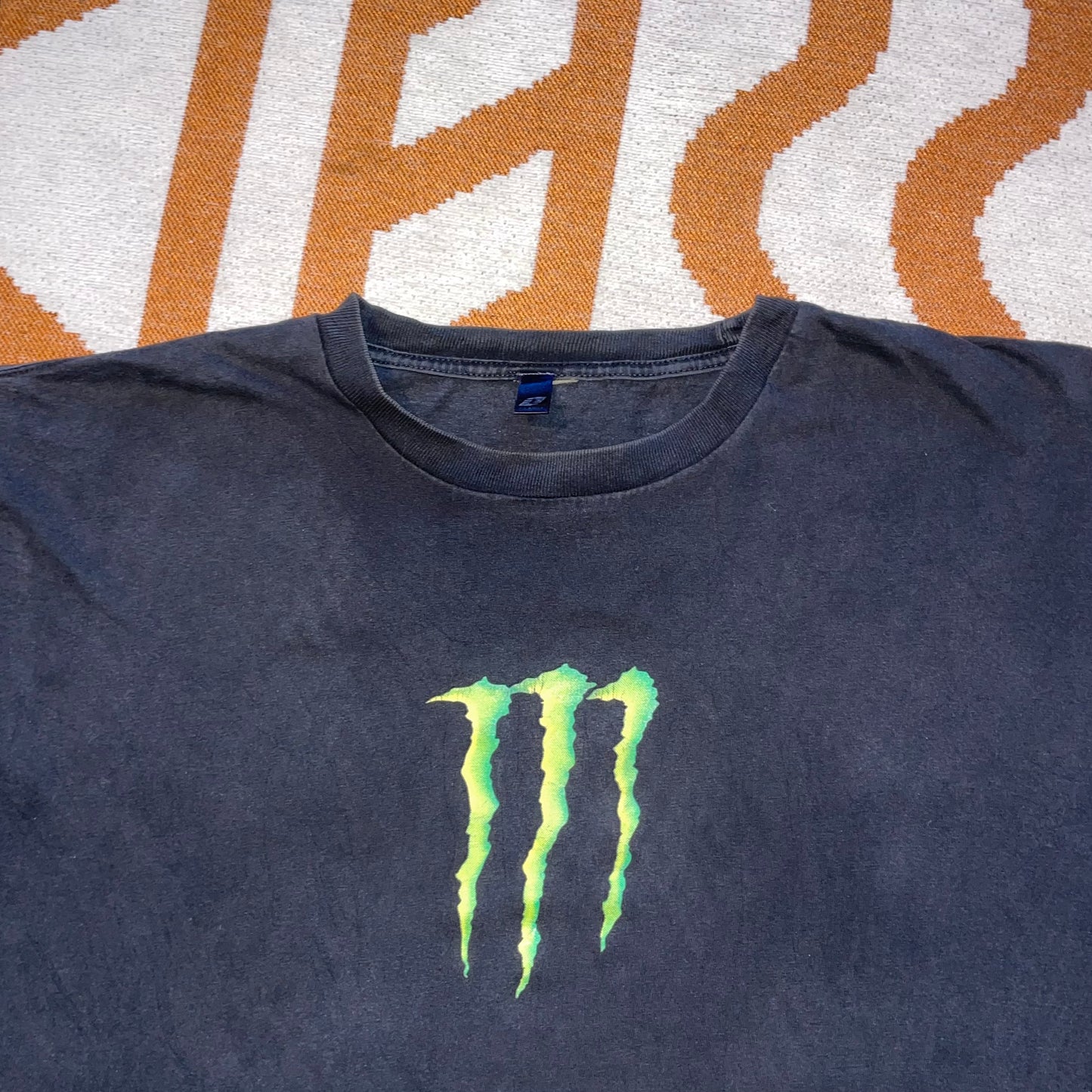 Monster Racing 00s Printed Graphic T-Shirt L