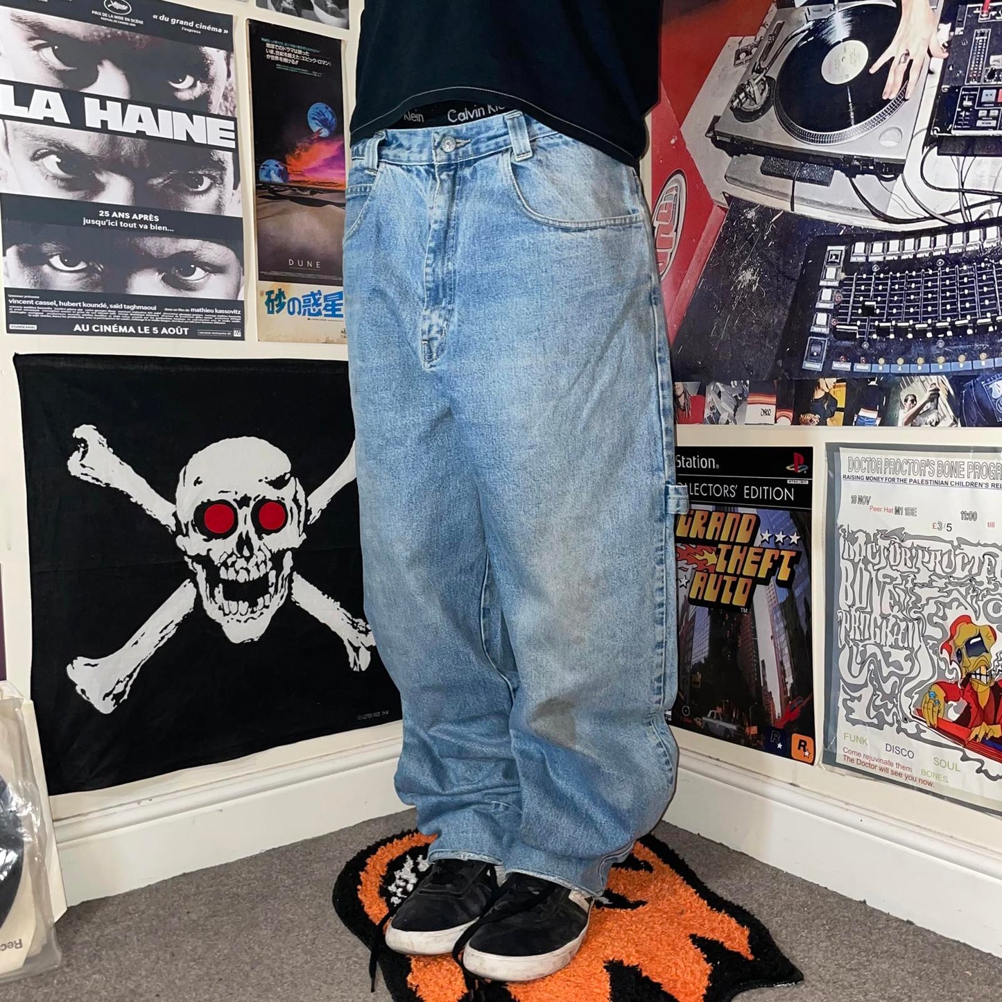 Nike 90s Embroidered Baggy Carpenter Jeans 34x30