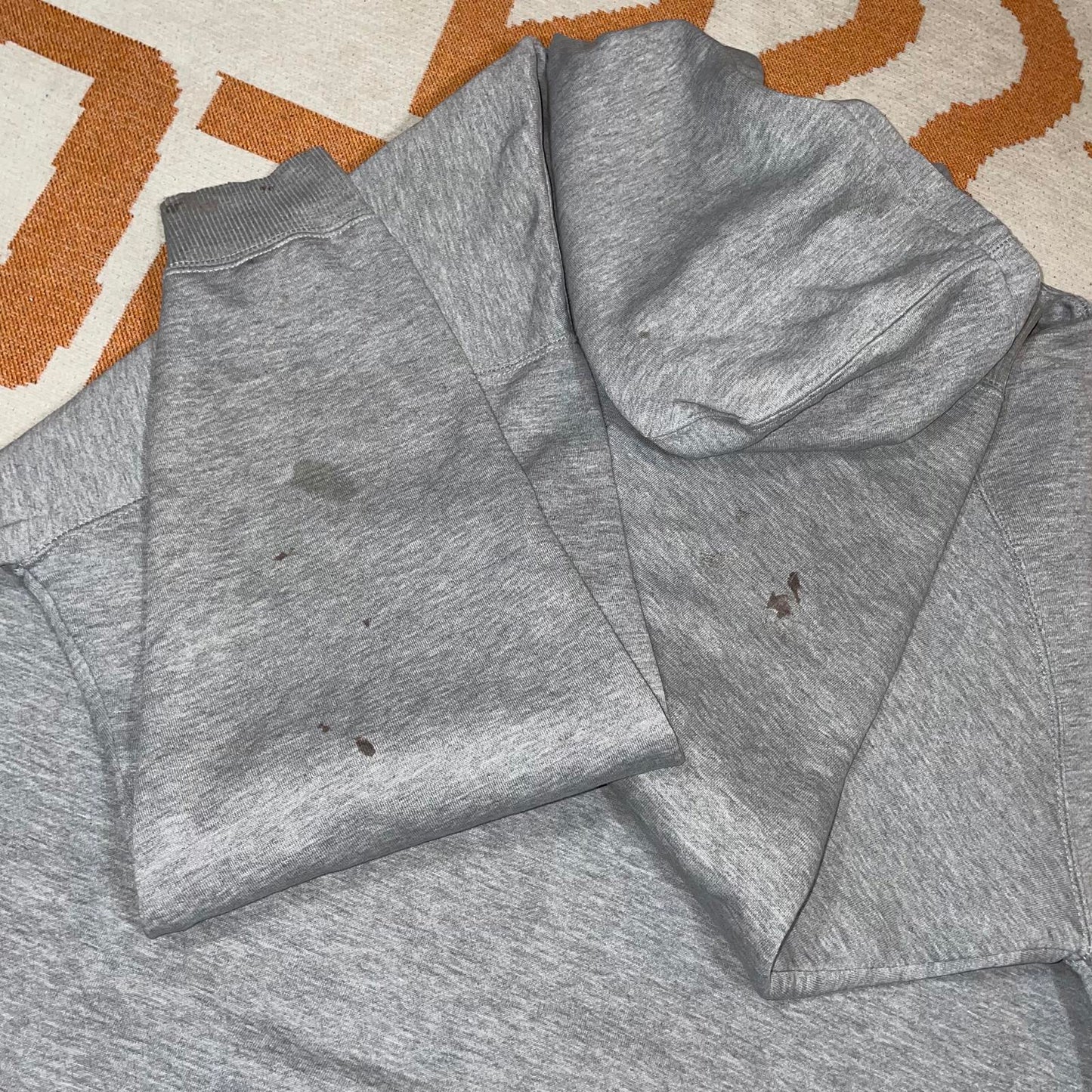 Billabong 90s Embroidered Spell-Out Grey Hoodie XL