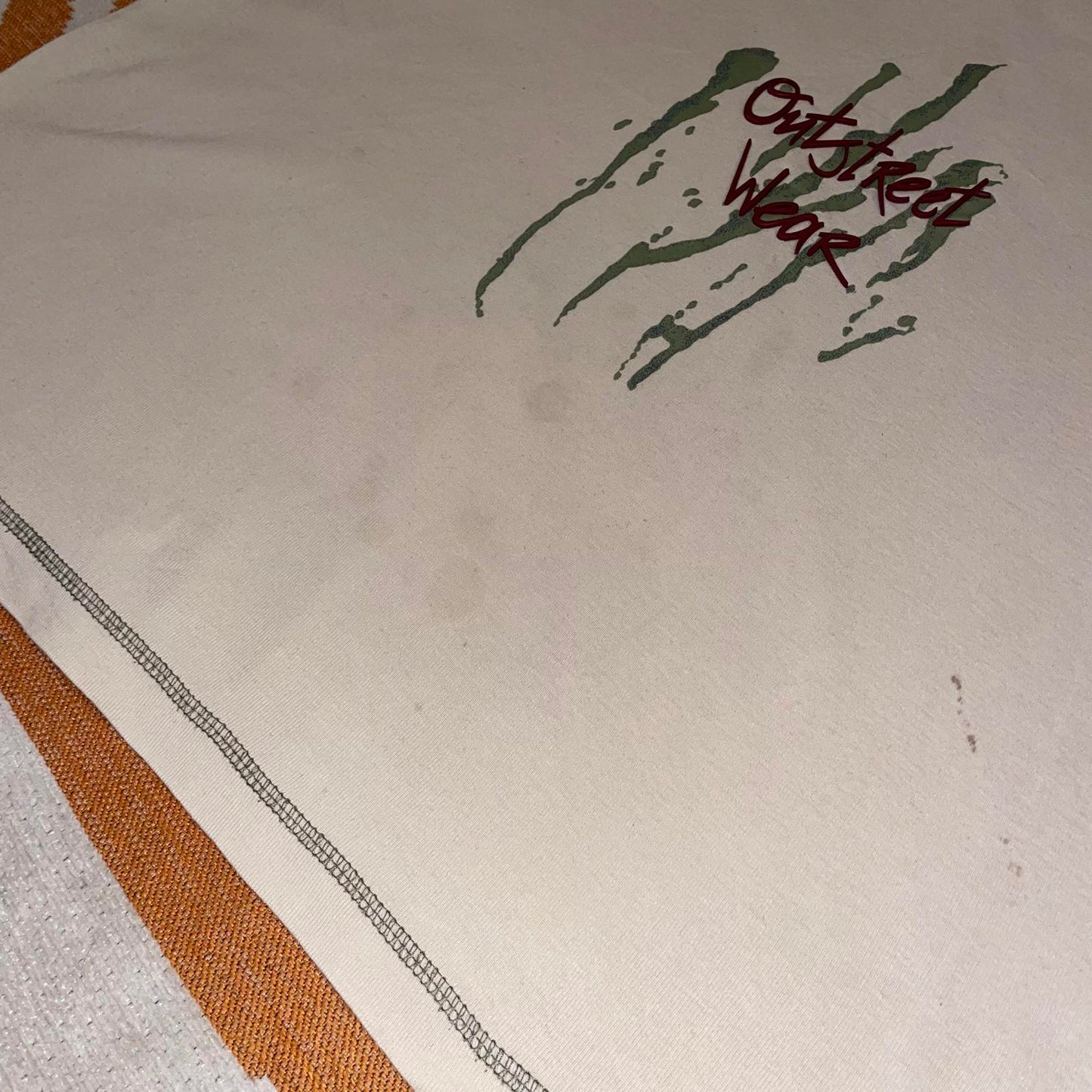 Crossball 00s Textured Graphic T-Shirt XXL