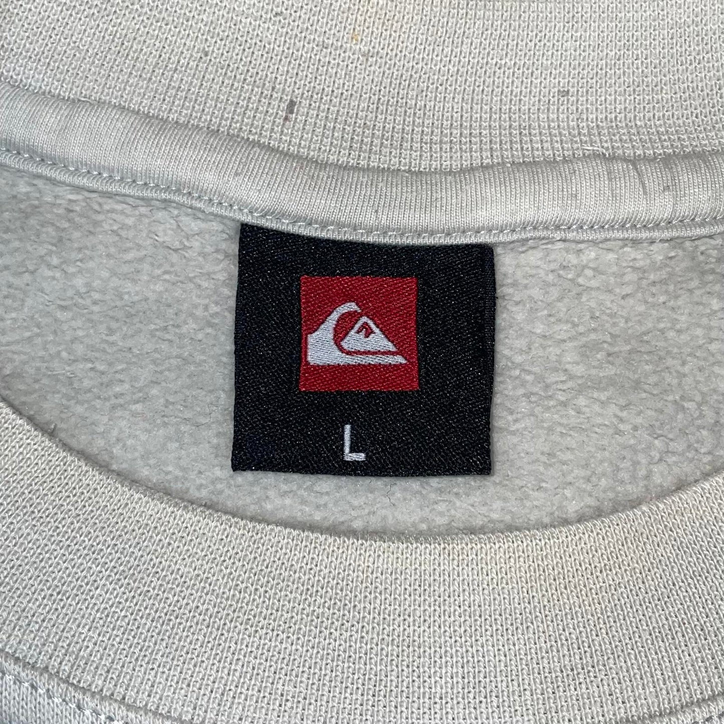 Quiksilver 90s Embroidered Cream Sweatshirt L