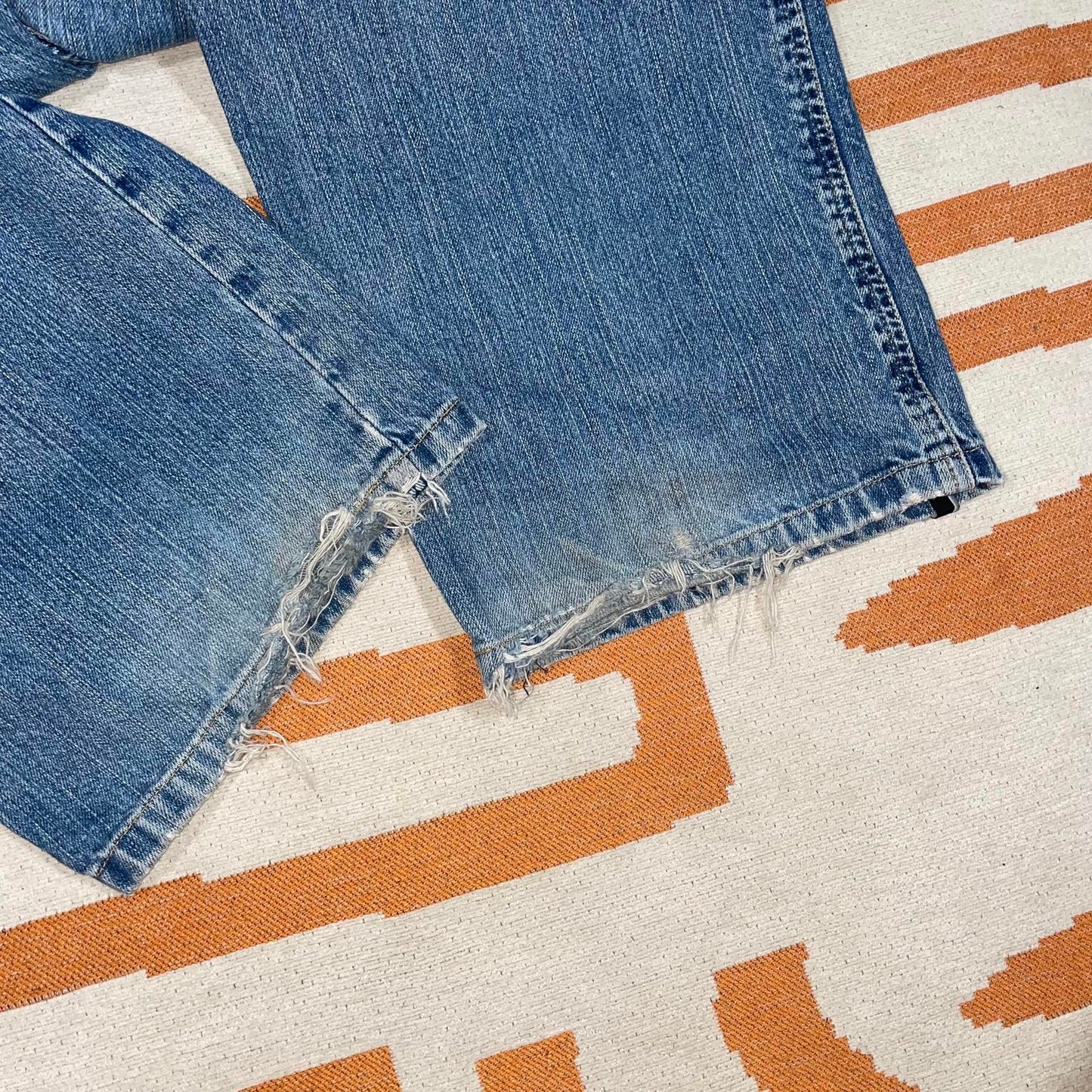 Rocawear 00s Embroidered Baggy Blue Jeans 36x34