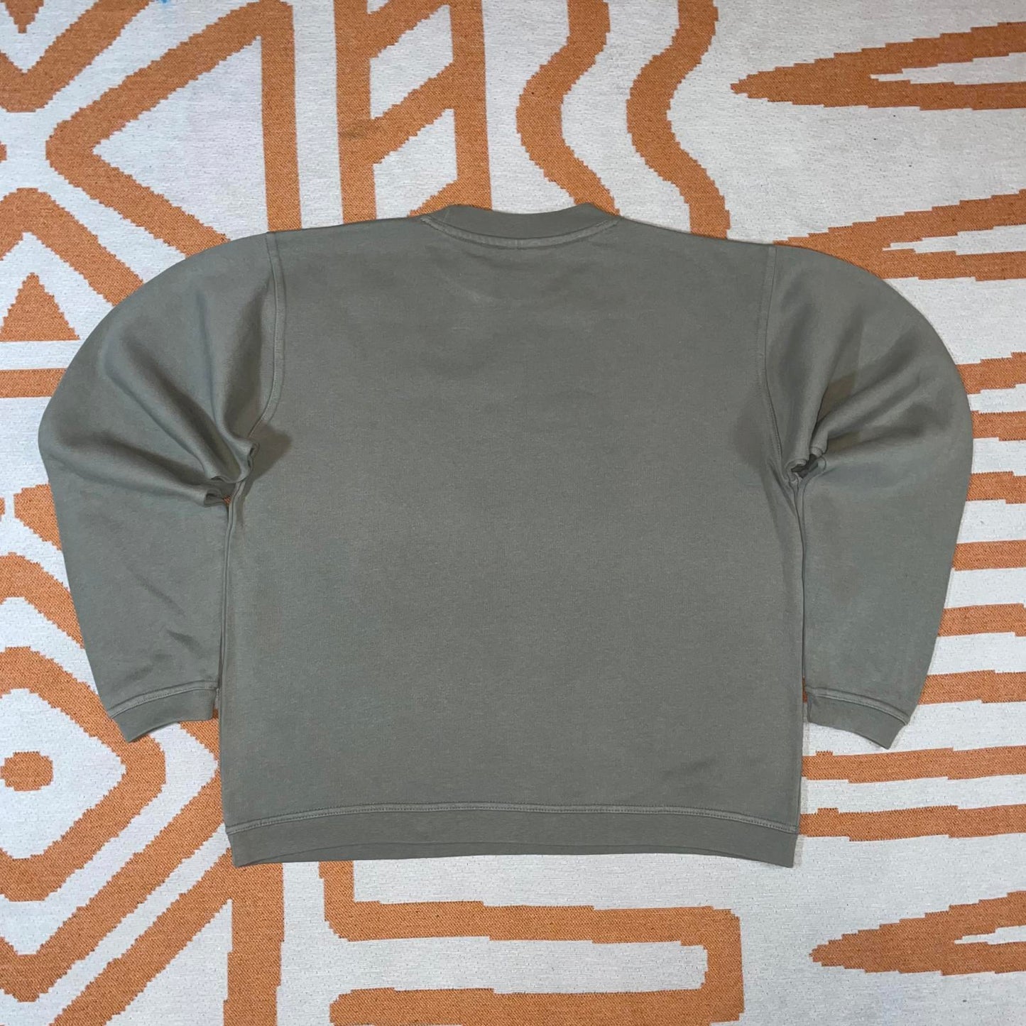 Quiksilver 00s Signature Print Beige Sweatshirt 16/S