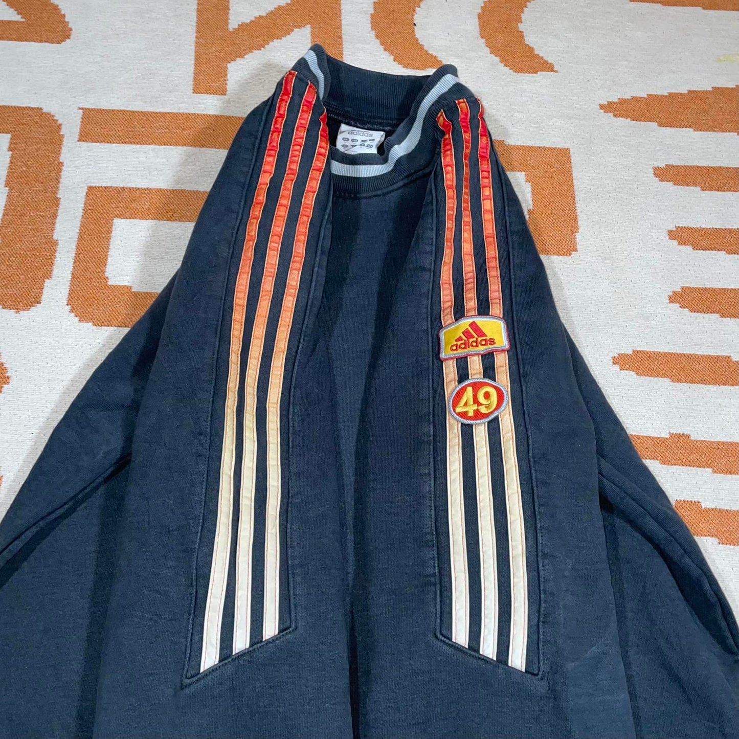 Adidas 00s Embroidered Stripes Racing Sweatshirt M