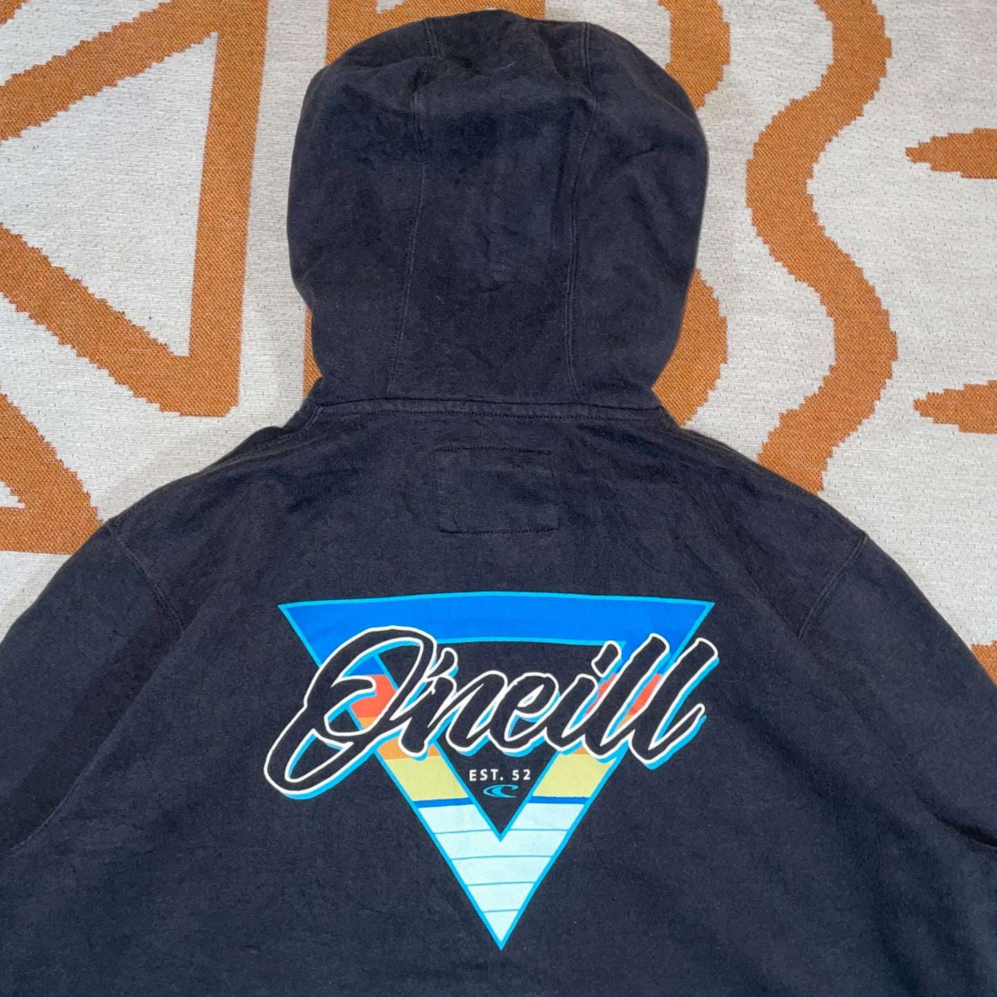 O’Neill 00s Zip Graphic Surf Hoodie M