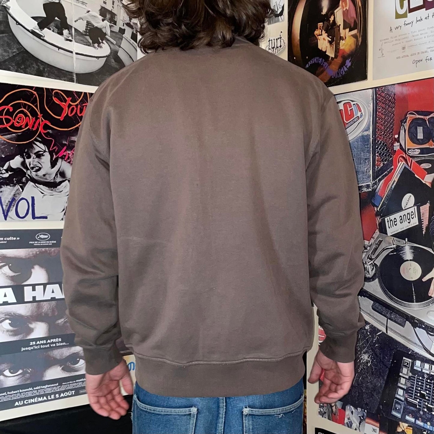 Quiksilver 00s Embroidered Brown Track Jacket L