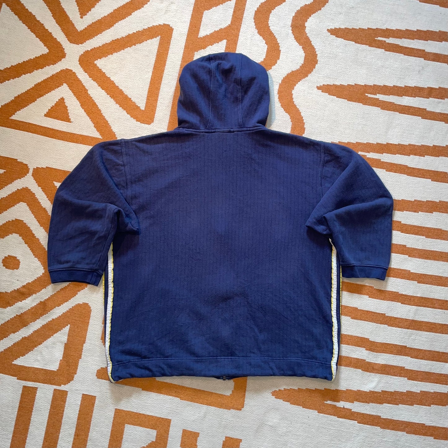Adidas 90s Embroidered Zip Jumper M