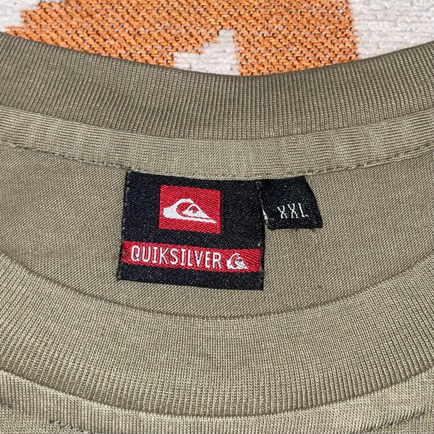 Quiksilver 90s Graphic Signature Beige T-Shirt XXL