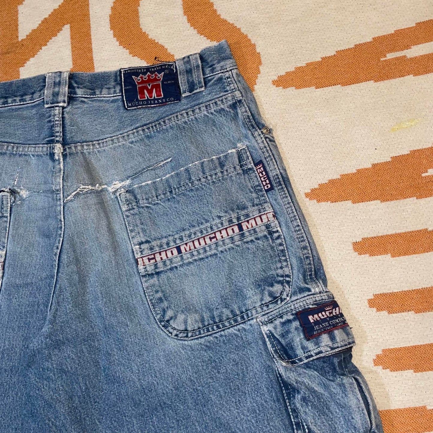 Mucho 90s Baggy Cargo Jorts 36x12