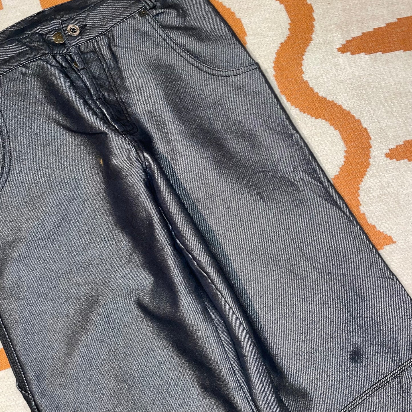 Kiabi Casual 00s Silver Embroidered Jeans