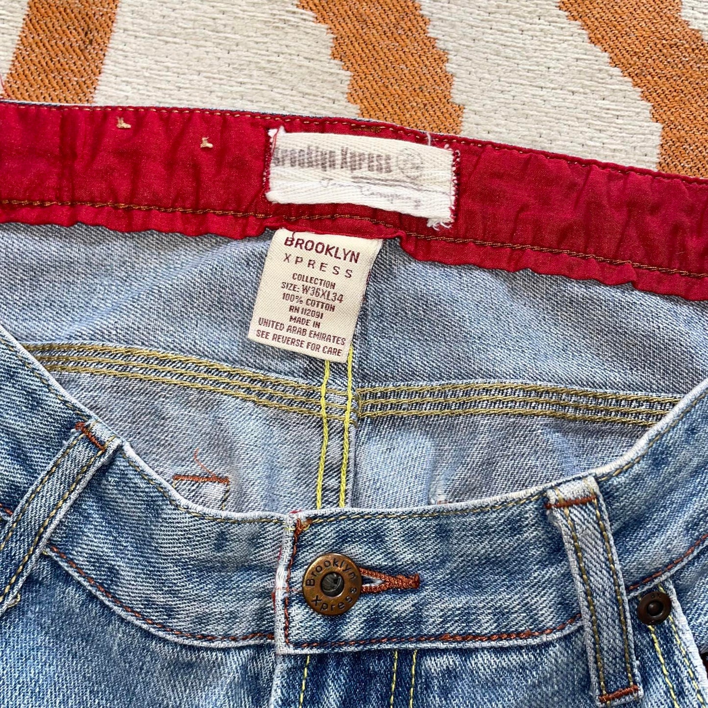Brooklyn Xpress 90s Baggy Dragon Jeans 36x34