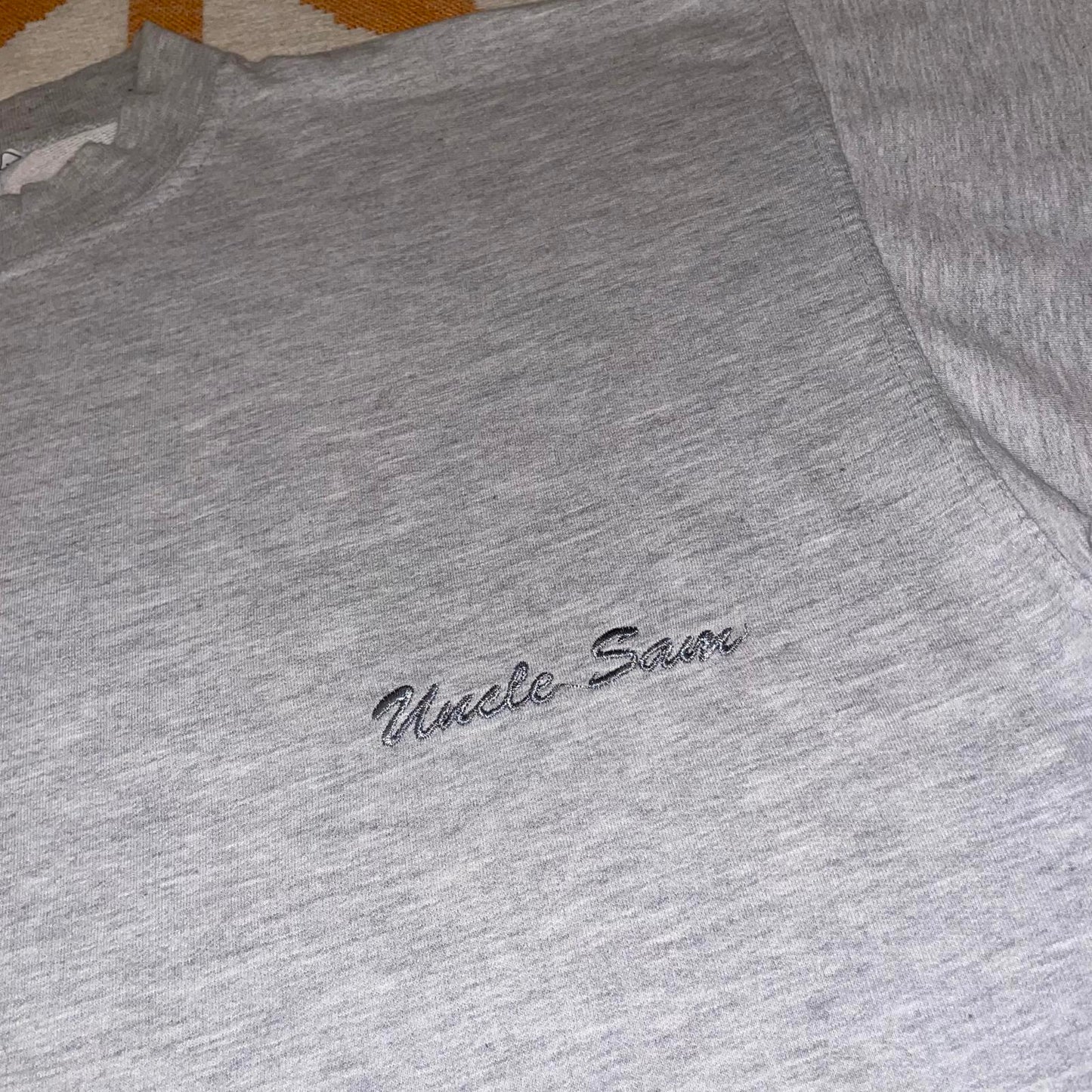 Uncle Sam 90s Embroidered Graphic T-Shirt L