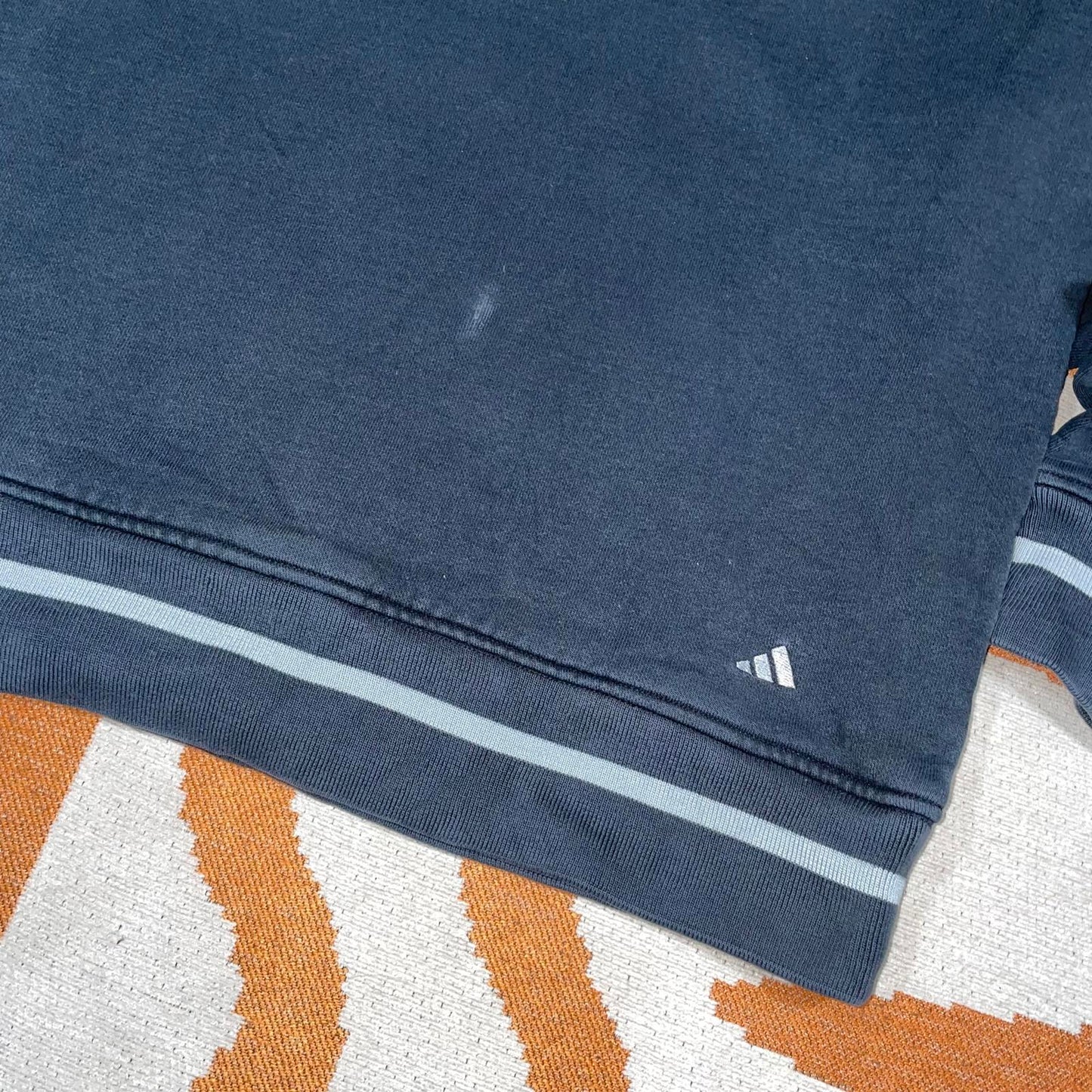 Adidas 00s Embroidered Stripes Racing Sweatshirt M