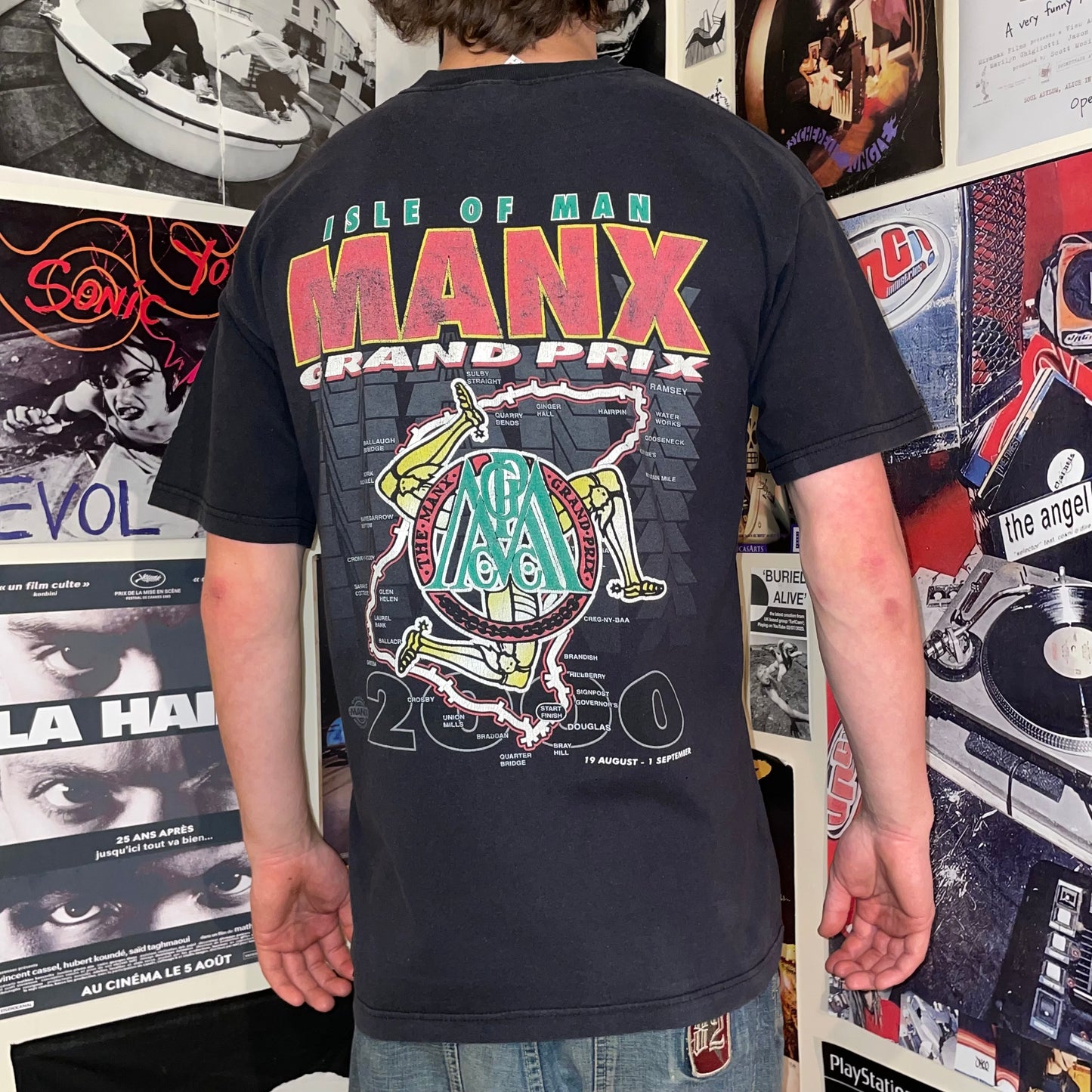Screen Stars 00s MANX Motorsports T-Shirt M