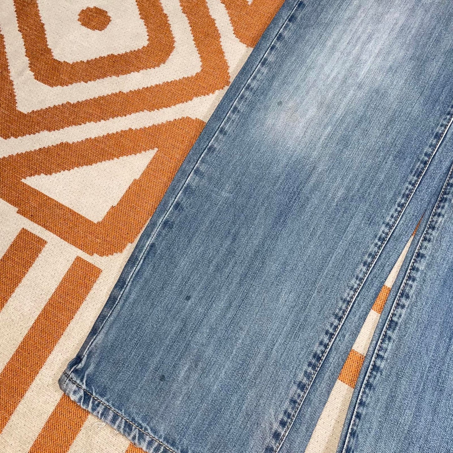 Ecko Unltd. 00s Embroidered Baggy Light Blue Denim Jeans 31x32