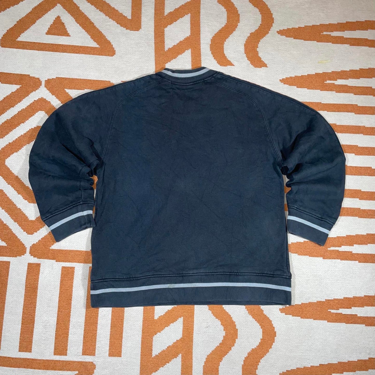 Adidas 00s Embroidered Stripes Racing Sweatshirt M