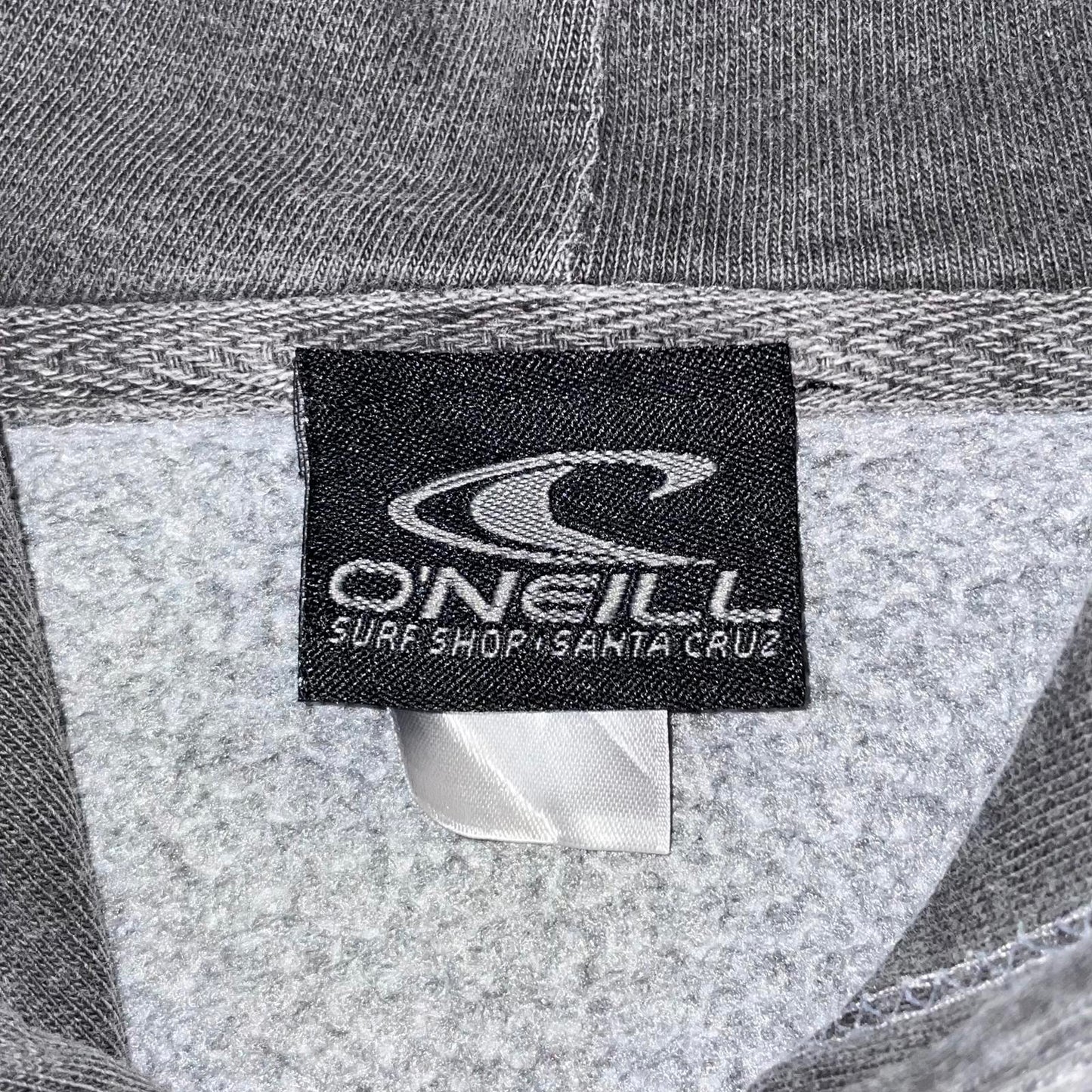 O’Neill 90s Surf Shop Art Print Grey Hoodie XL