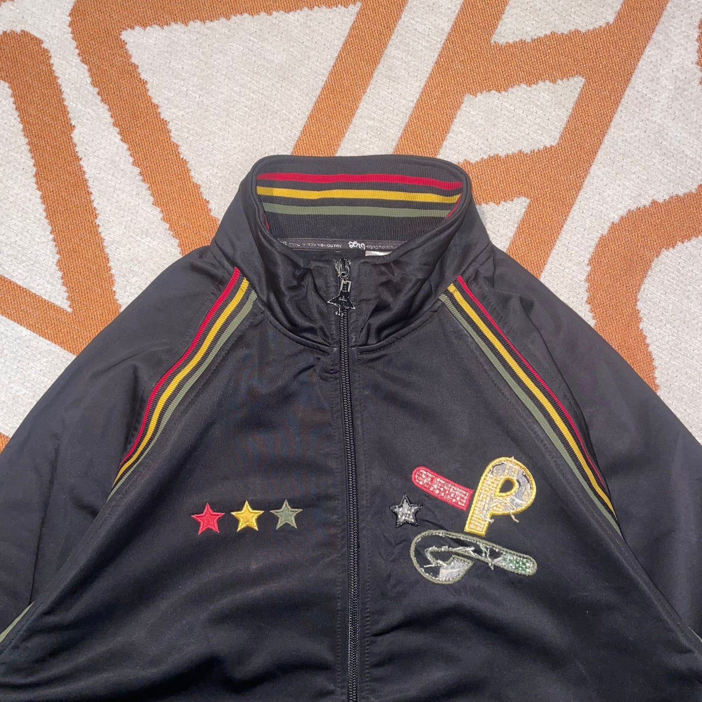 LRG 90s Embroidered Jamaica Jacket M