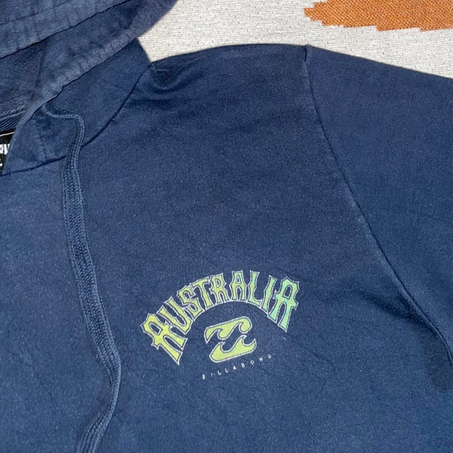 Billabong 00s Australia Surf Graphic Hoodie M