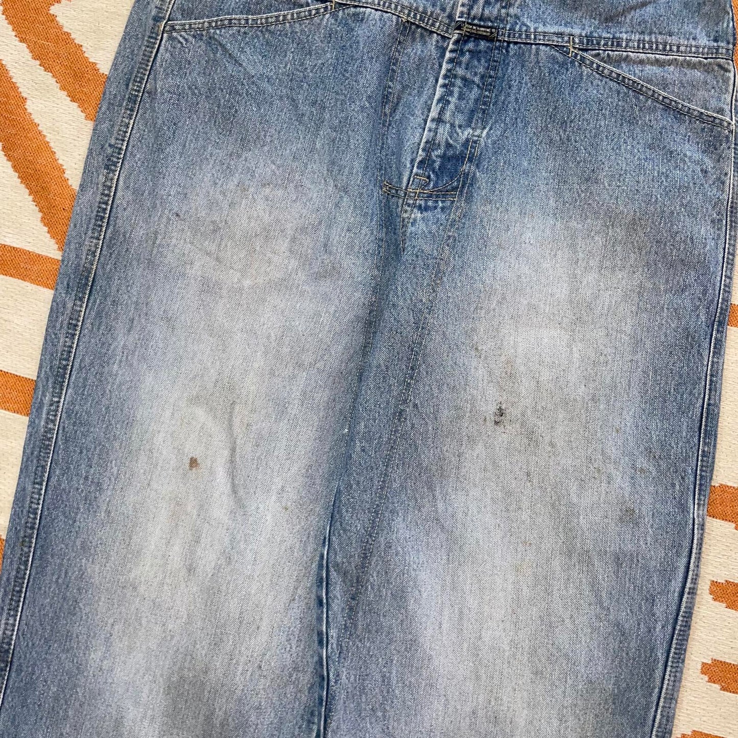 Marithé + Francois Girbaud 00s Embroidered Jeans 34x32