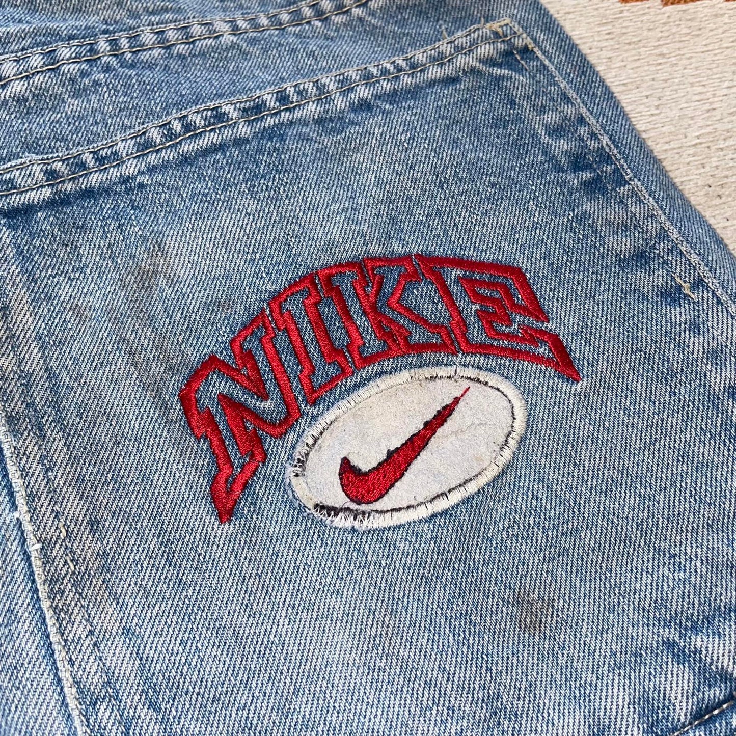 Nike 90s Embroidered Baggy Carpenter Jeans 34x30