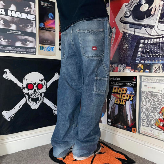 Quiksilver 00s Baggy Surf Jeans 36x32