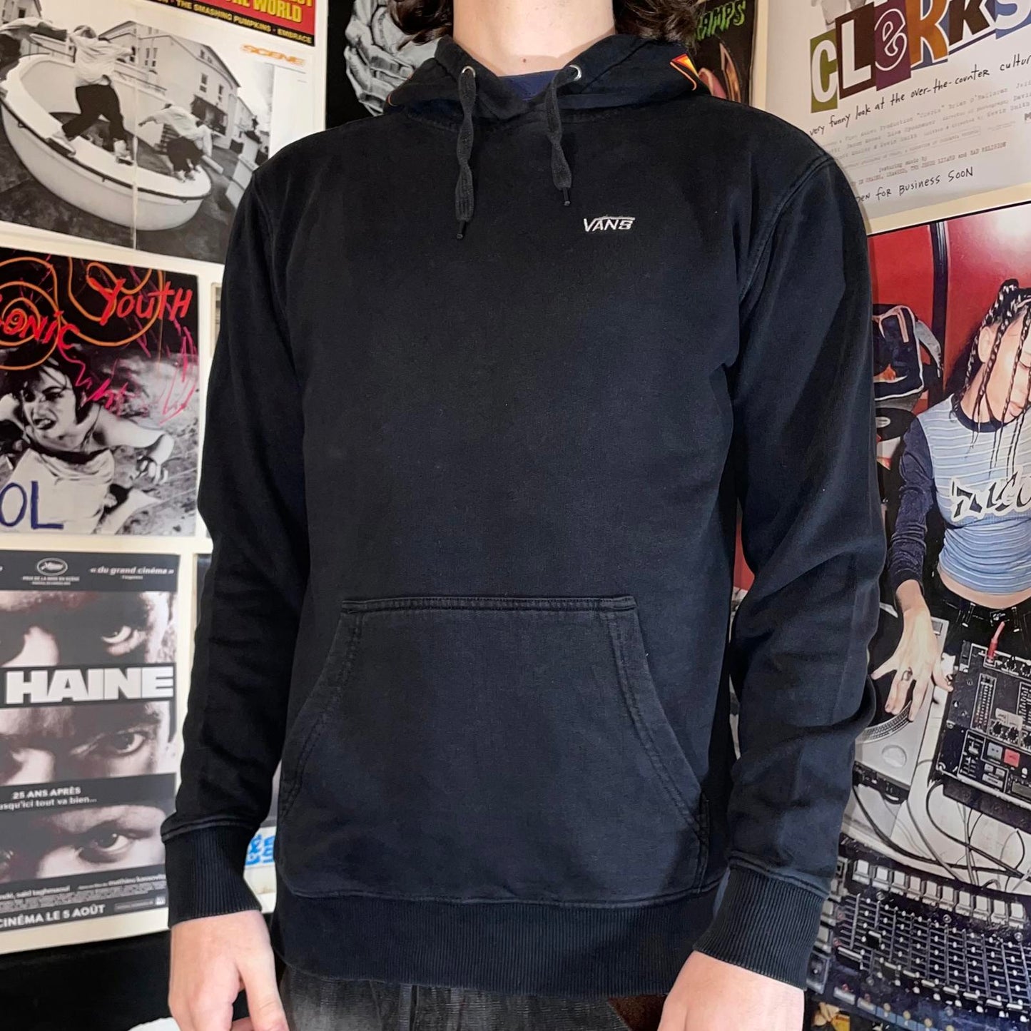 Vans x Thrasher ‘17 Printed Flame Text Hoodie XS