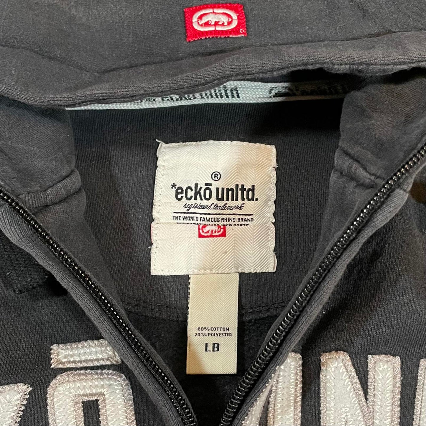 Ecko Unltd. 90s Rhino Camo Embroidered Zip Hoodie XS