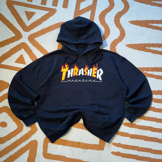 Thrasher 00s Printed Skate Hoodie M