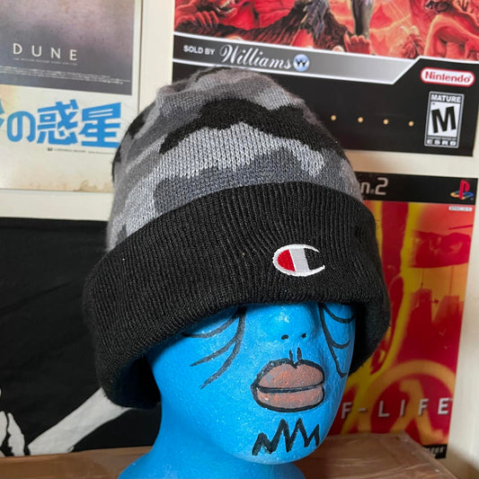 Champion 00s Camo Embroidered Beanie