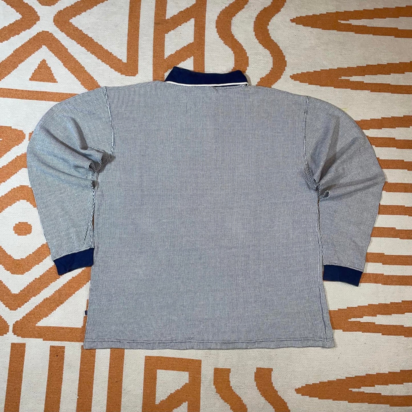 Quiksilver 00s Embroidered Longsleeve Polo M